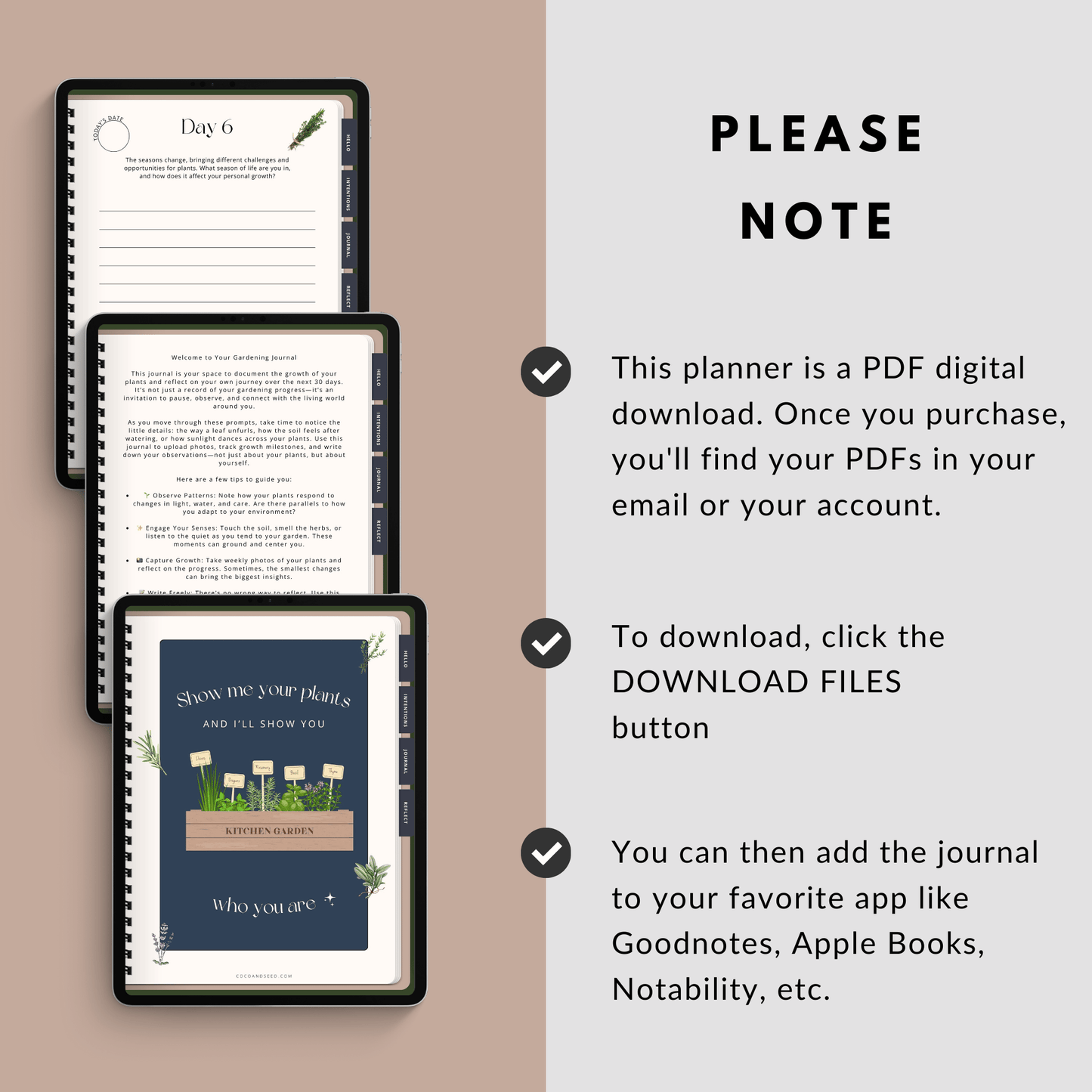 30 Day Plant The Seeds Digital Journal