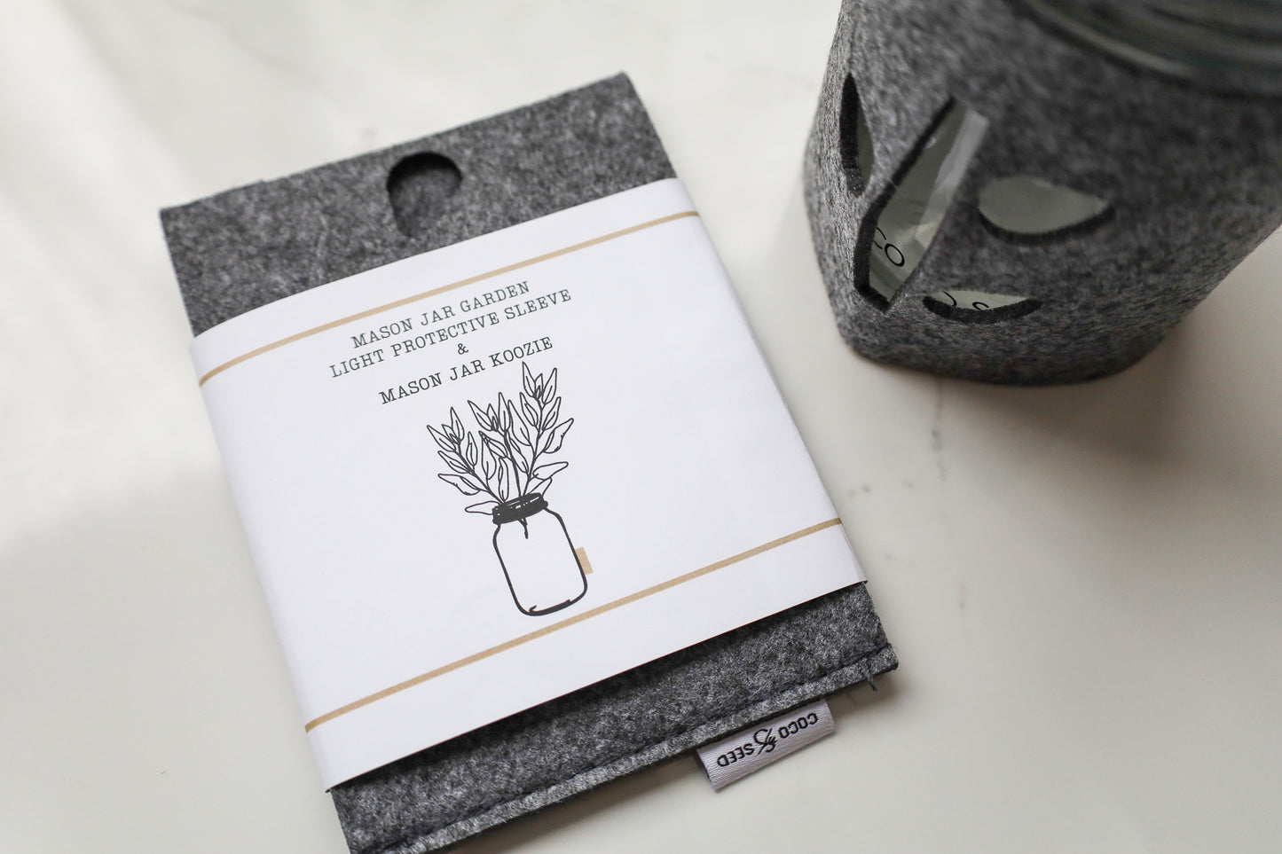Light Protective Mason Jar Sleeve