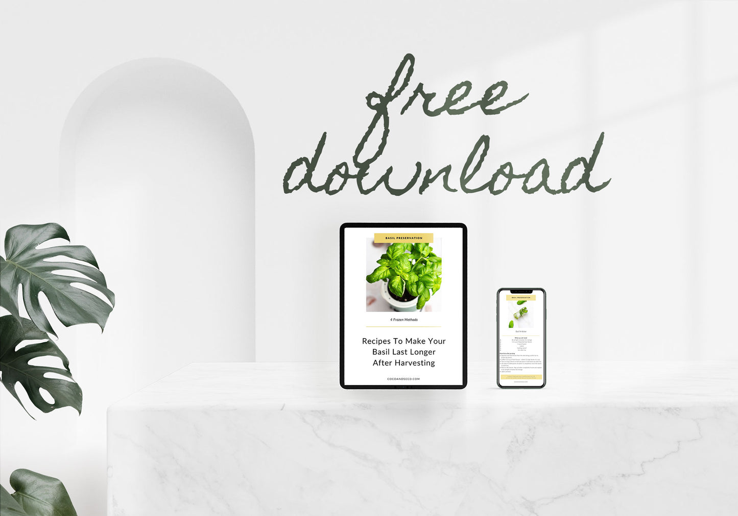 Basil - Frozen Preservation Methods Free Digital Download