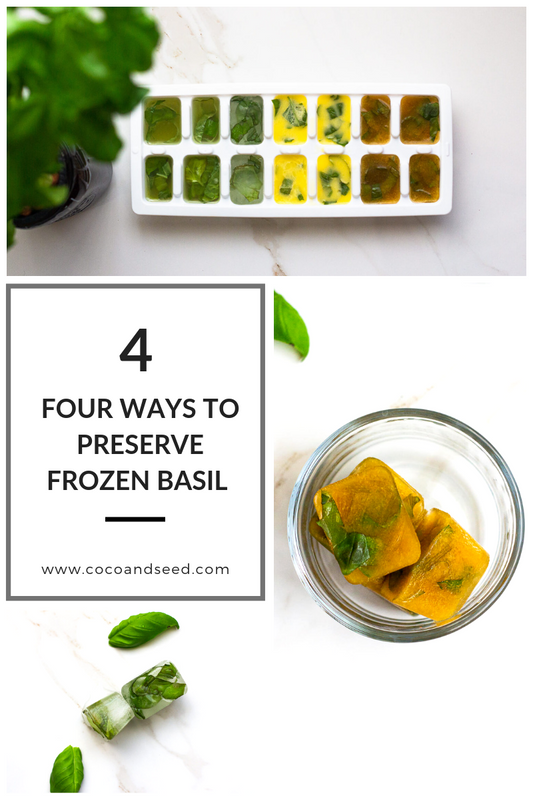 Frozen Basil Preservation Methods