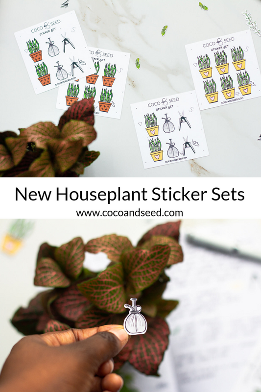 New House Plant Stickers