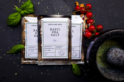 Basil Sea Salt 1 oz Sample