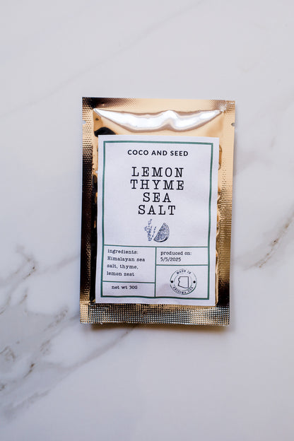 Lemon Thyme Sea Salt 1 oz