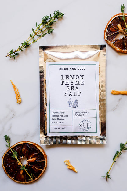 Lemon Thyme Sea Salt 1 oz